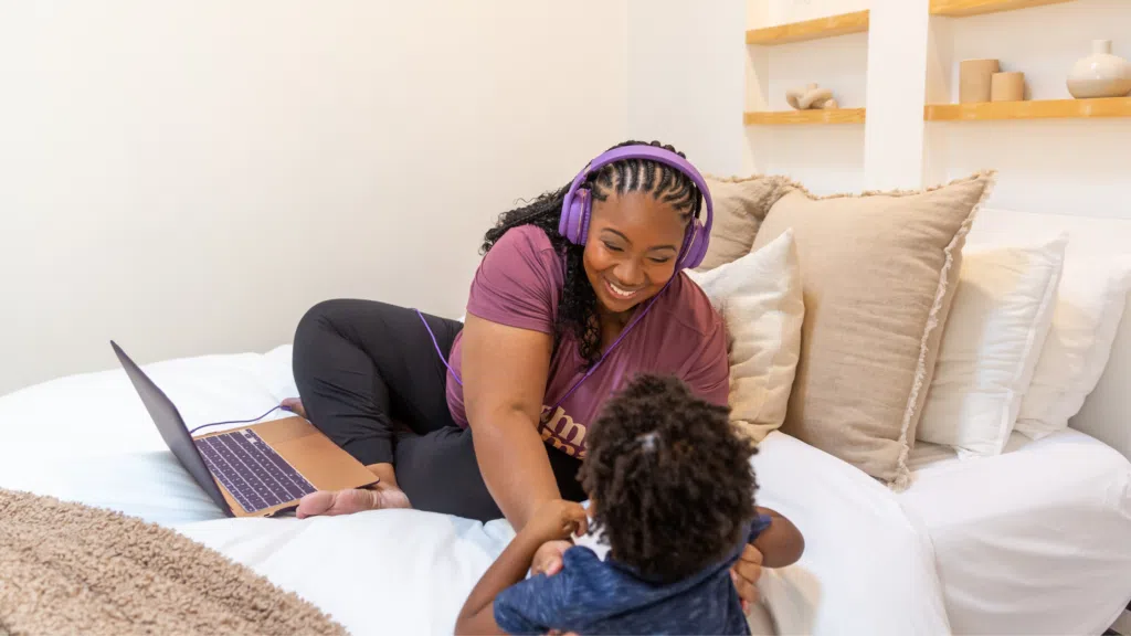 work from home mom