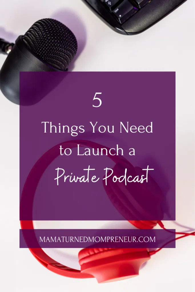 private podcast