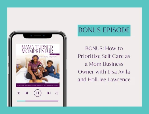 self care as a mom business owner