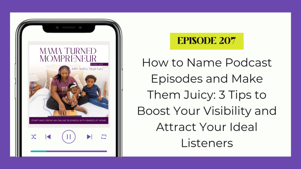 how to name podcast episodes