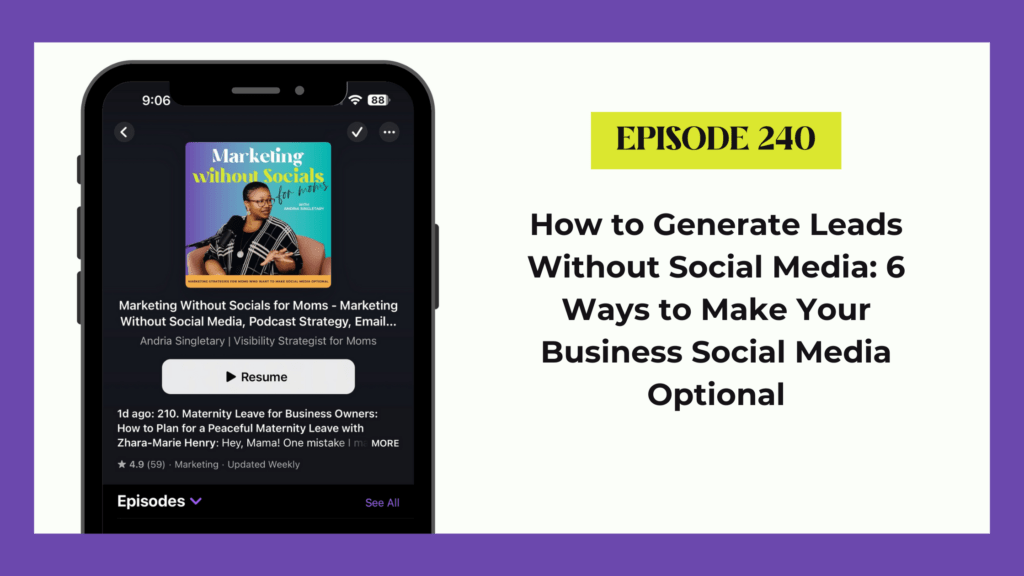 how to generate leads without social media