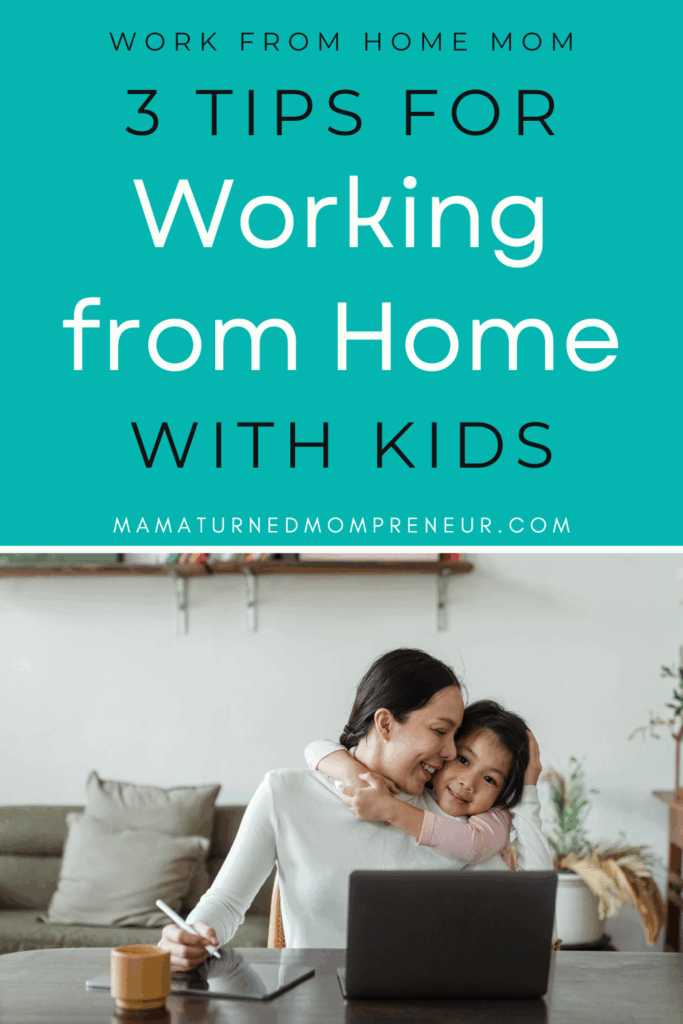 working from home with kids