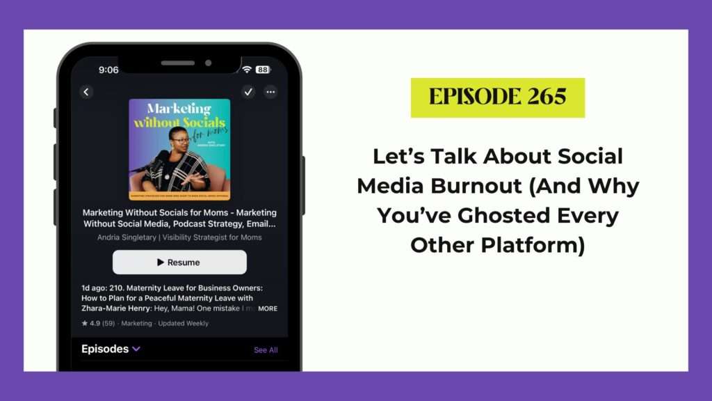 social media burnout