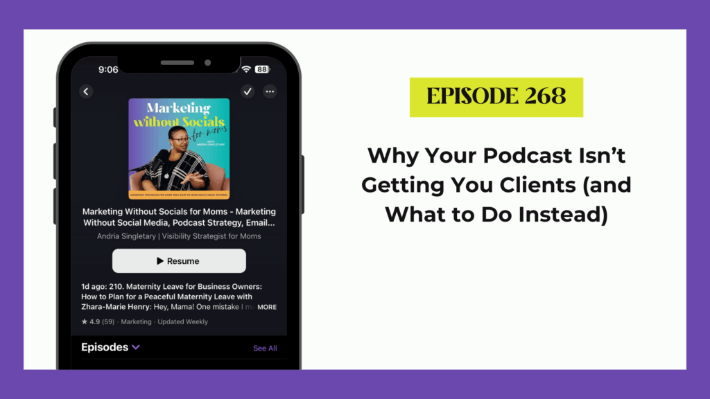 why your podcast isn't getting clients