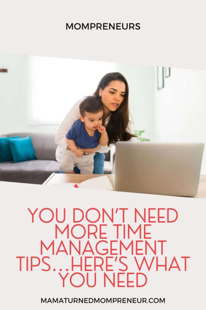time management for working moms