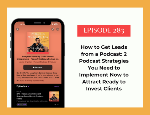 how to get leads from a podcast
