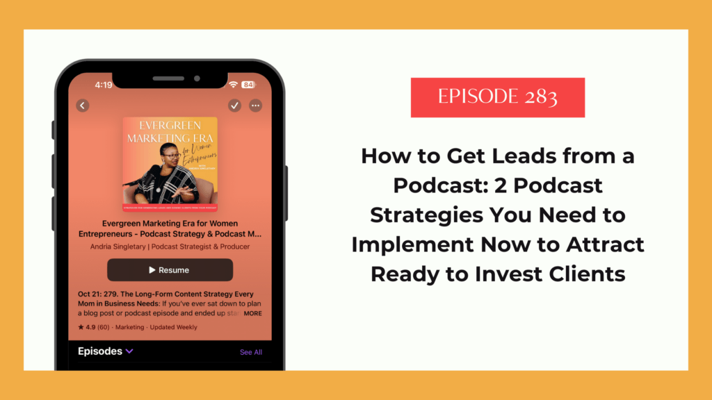 how to get leads from a podcast