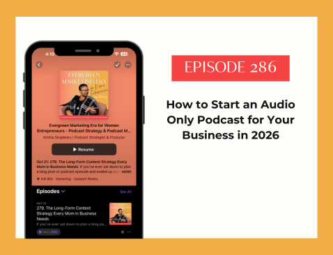 how to start an audio only podcast