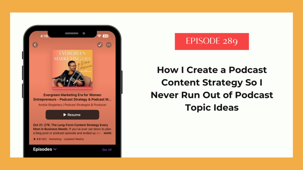 podcast content strategy