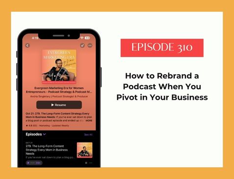 how to rebrand a podcast