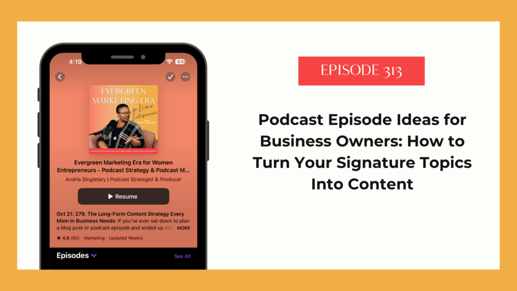 podcast episode ideas for business owners
