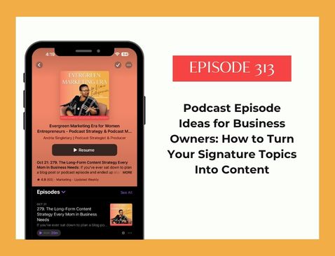 podcast episode ideas for business owners