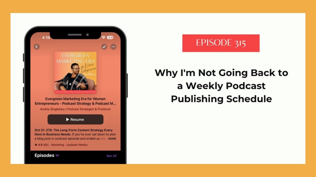 podcast publishing schedule